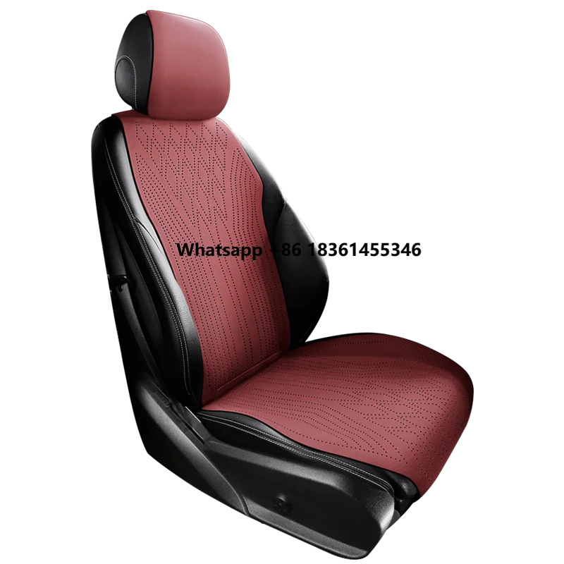 

Luxury Weather Heat Insulated Interior Accessory Suede Leather Car Seat Cover Full Set Fashion All Seasons Universal