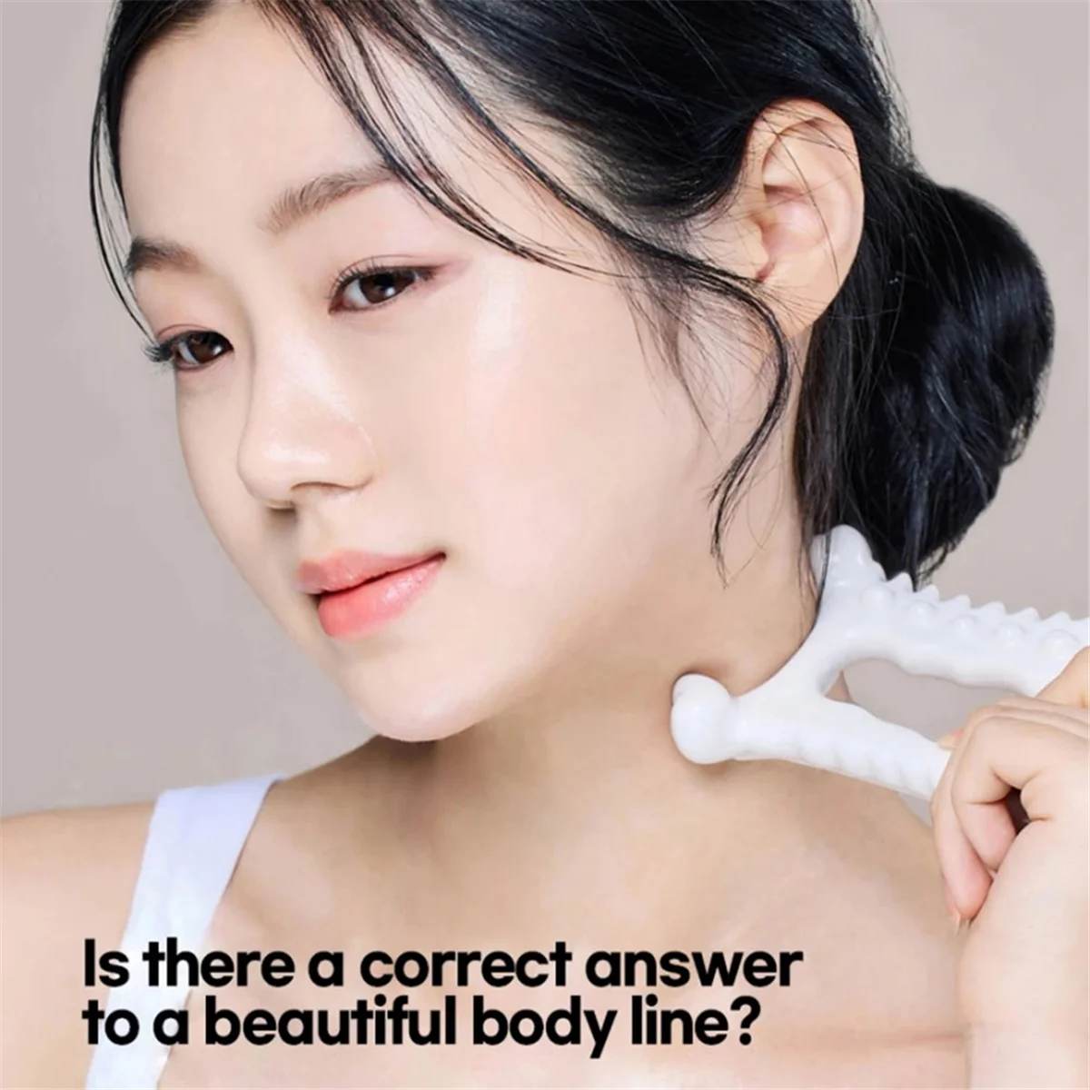 Skin Scraping Gua Sha Ceramic Korea Gouache Scraper Tools Face Massager Face Factory Head Massager(Without Storage Bag)