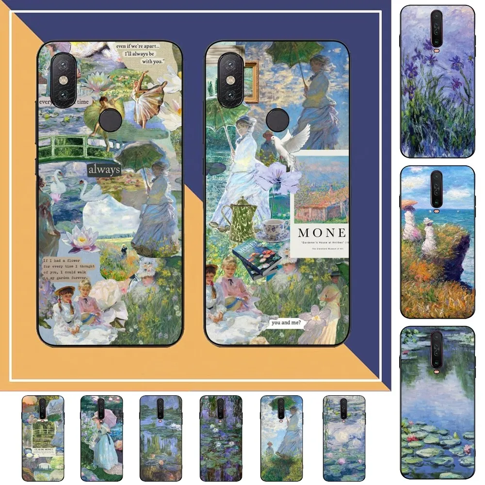 Claude Monet Impressionism Painte Phone Case For Redmi Note 4 X 5 A 6 7 8 T 9 9S 10 11 11S 11Epro Poco M3 pro