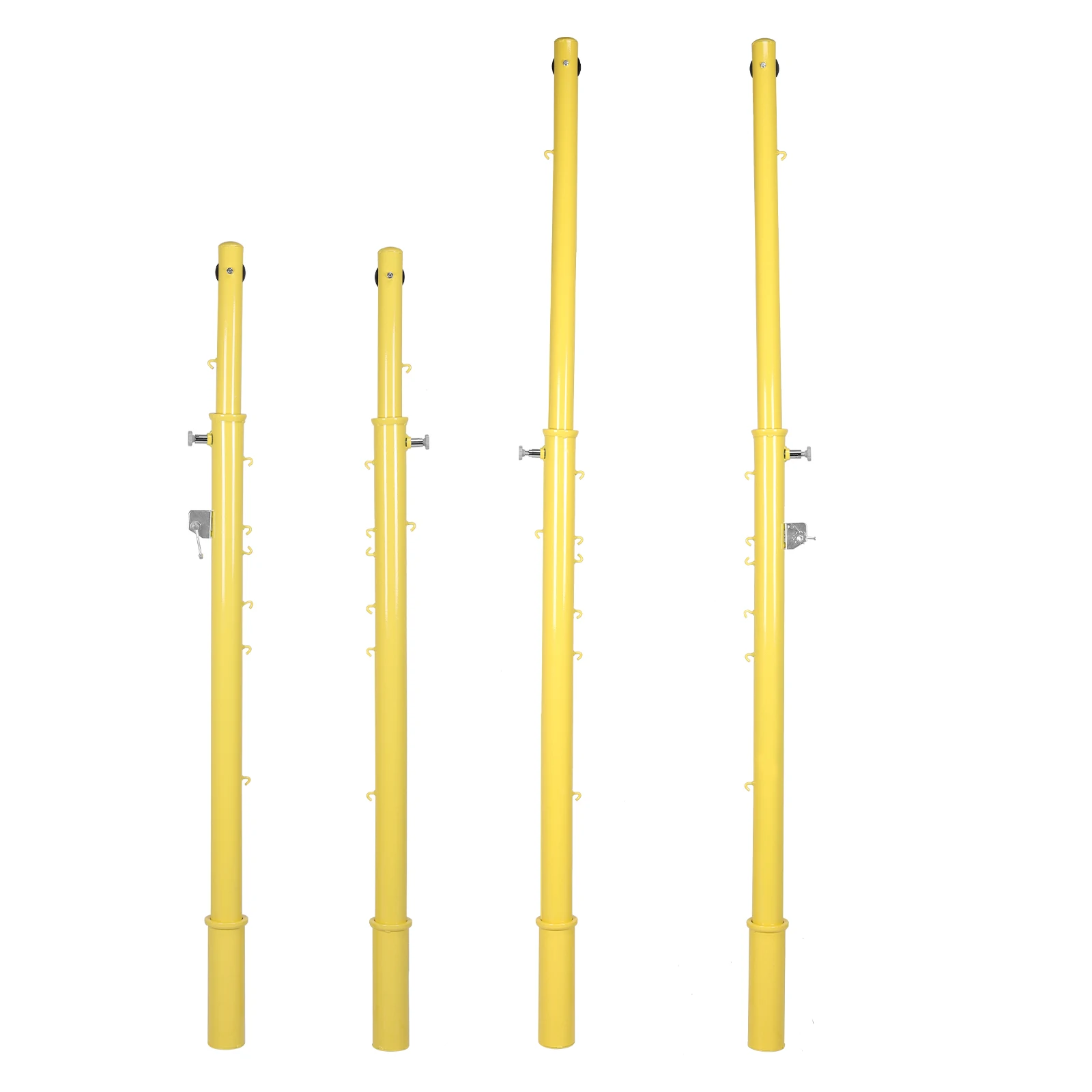 

Усиленная регулируемая стойка для бадминтона с креплением в грунт, 6 уровней высоты от 1,5 м до 2,4 м, для взрослых, стадионов и садов