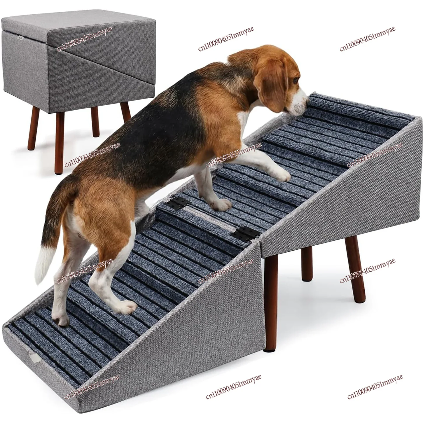Wooden Pet Step Foot Stool Dog Stair Pet Stair Split