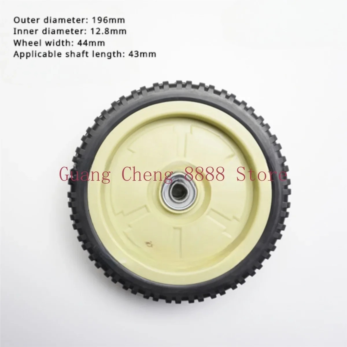 

1PC Lawn Mower Wheel 7/8/9.5/10/12inch Lawn Mower Replacement Wheel for Hand Push Weeder Wheel