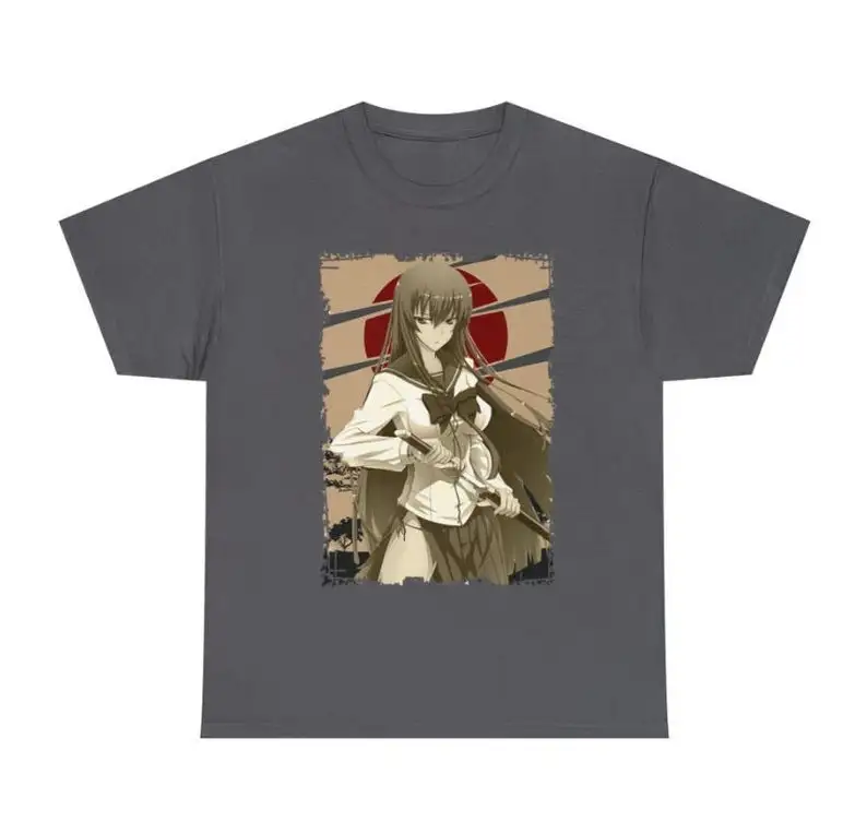 Unisex Highschool of the Dead Saeko Busujima Anime Woman T-Shirt, Manga Shirt