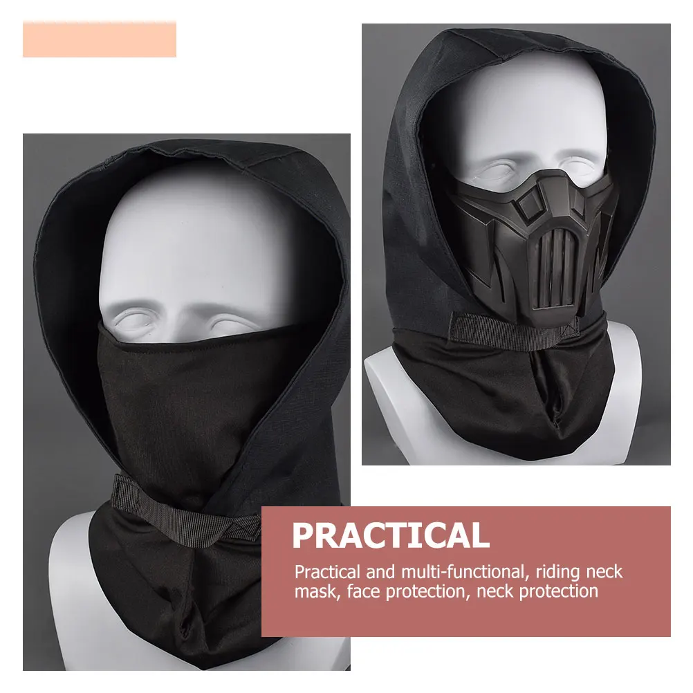 

Hood Windproof Face Masks Riding Scarf Neck Gaiter Elastic Fabric Multi-function Man