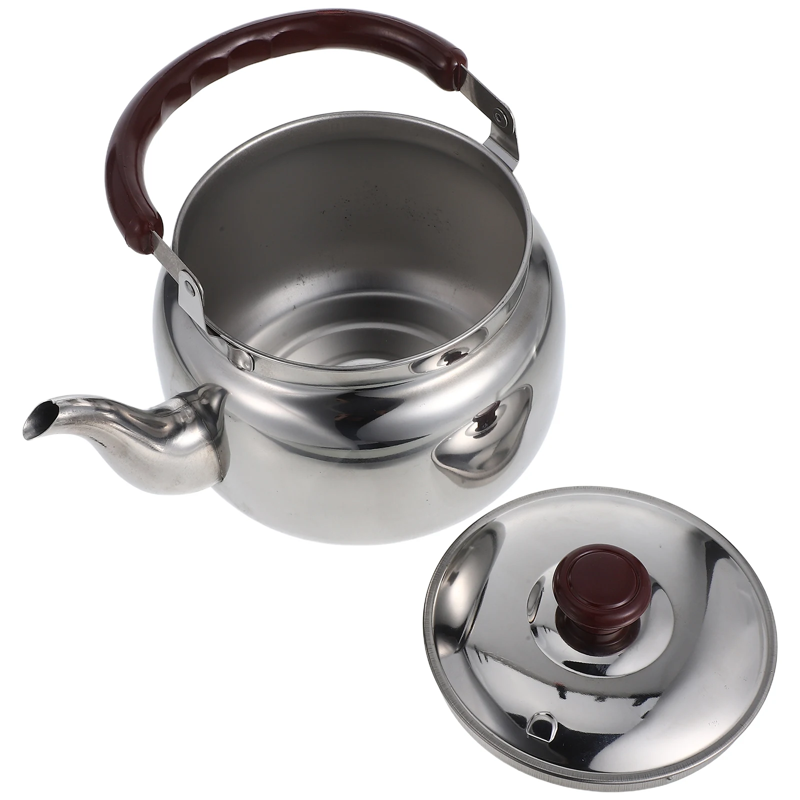 

Stainless Steel Teapot Large Capacity Stovetop Kettle For Gas Induction Wood Ceramic Halogen Hot Water Pot Kitchen Tea Serving