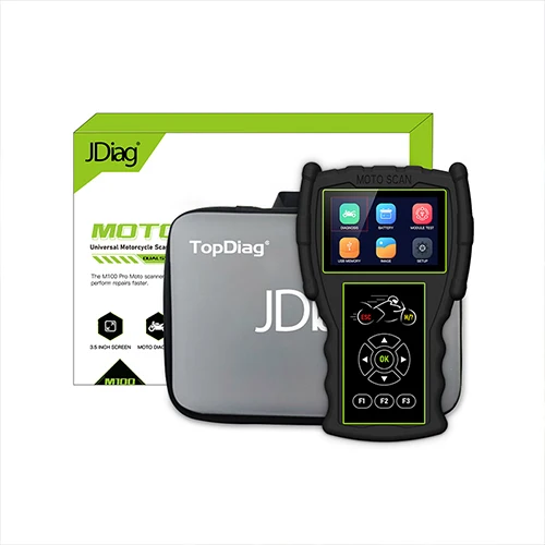 

JDiag M100 Pro Standard Motorcycle OB D2 Scanner Diagnostic Tool Fault Diagnosis Equipment Motorbike Code Reader for Most Motos