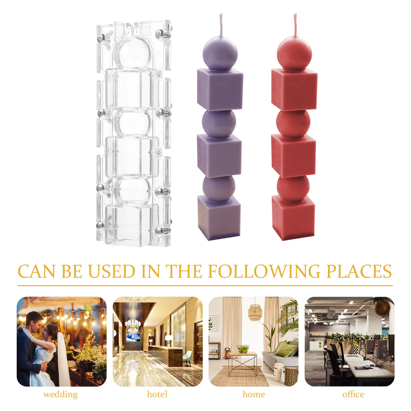 

DIY Craft Making Mold Smooth Surface No Burrs Beginners Professionals Desktop Ornament Scented Candles Making Mold