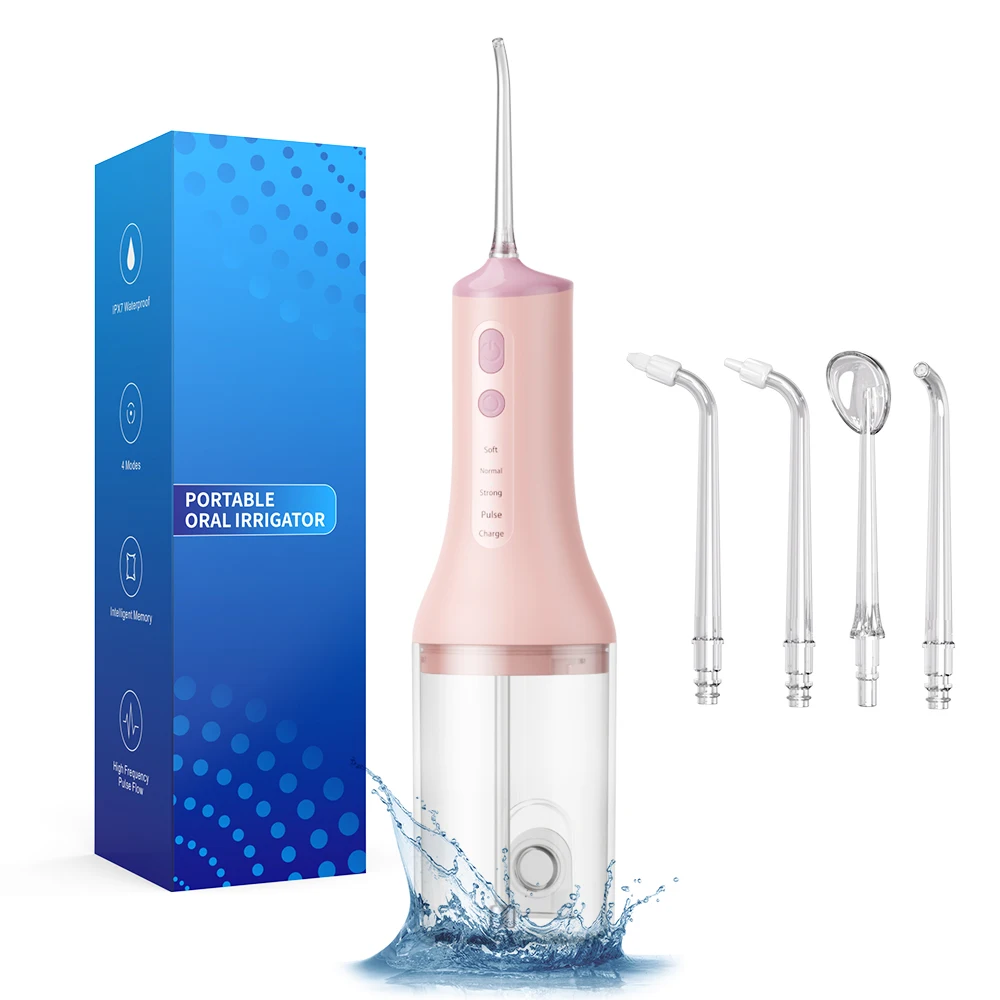 

Sarmocare Dental Water Flosser Портативный ирригатор для полости рта USB перезаряжаемый 4 режима 300 мл очиститель зубов зубная щетка гигиена полости рта чистка