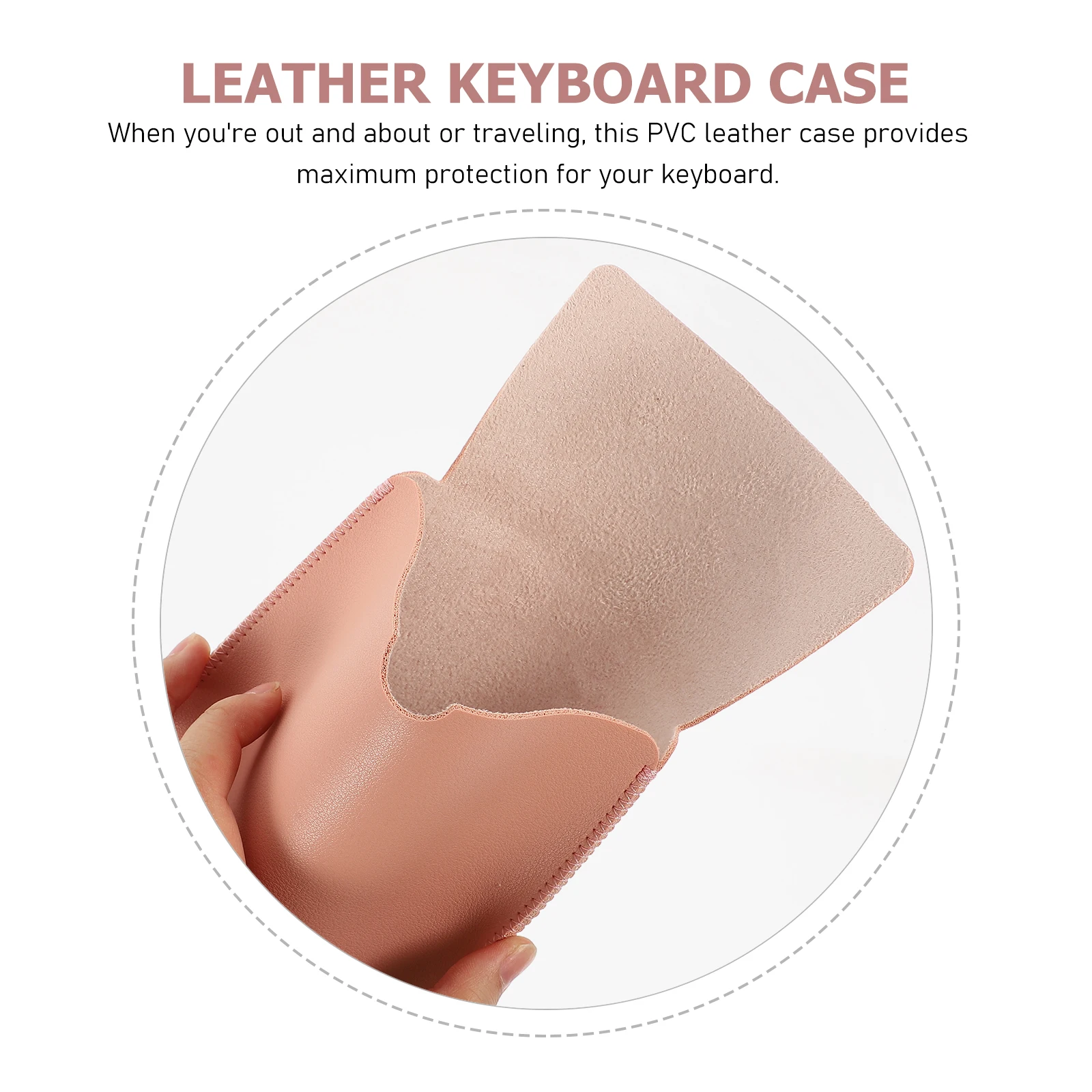 حافظة بولي كلوريد الفينيل للوحة المفاتيح لحقيبة التخزين المحمولة اللاسلكية K380 مقاومة للخدش