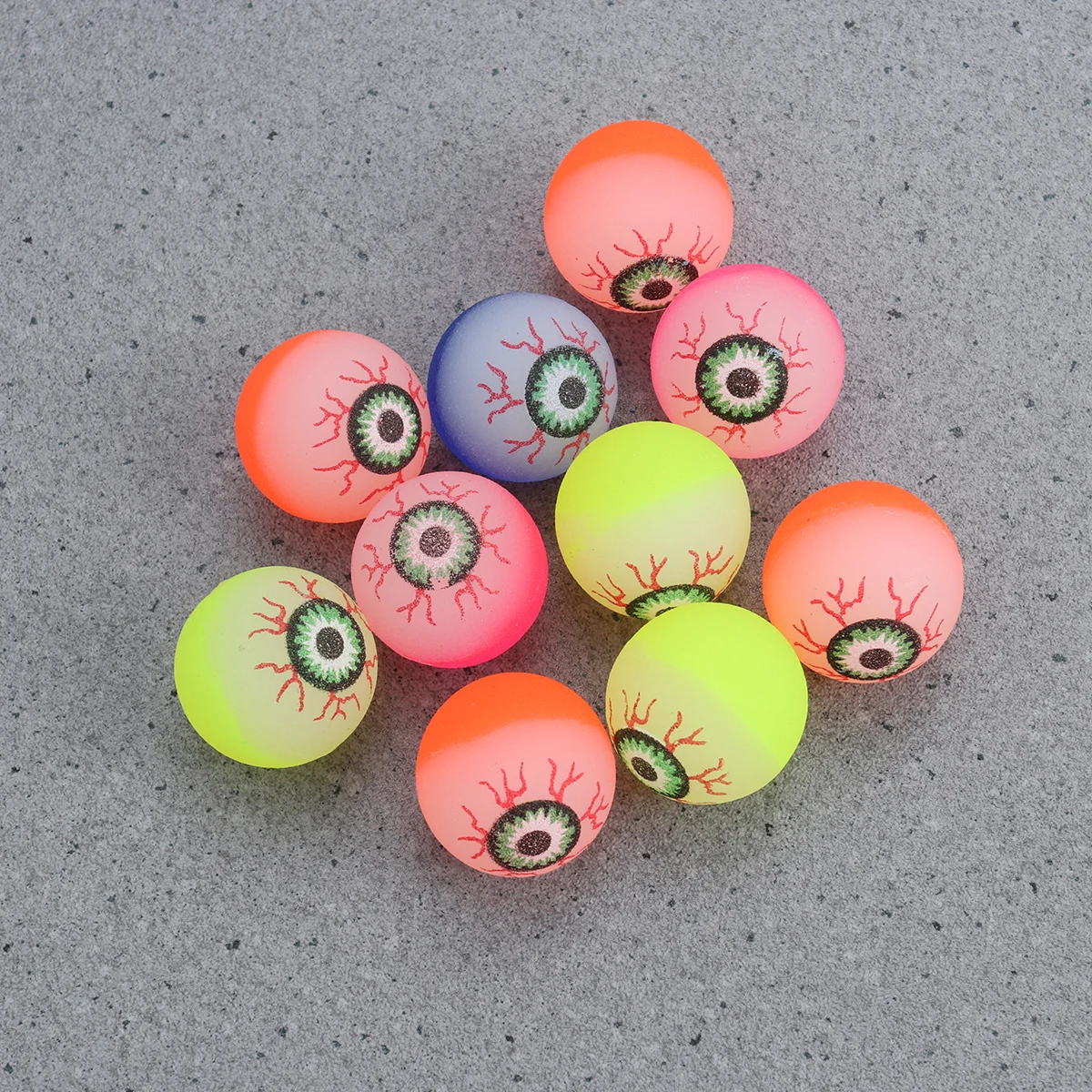 30 Pcs 탄력있는 눈알 블러디 아이 볼 선물 할로윈 파티 호의 어린이 장난감 소름 끼치는 장식 무서운 분위기 의상