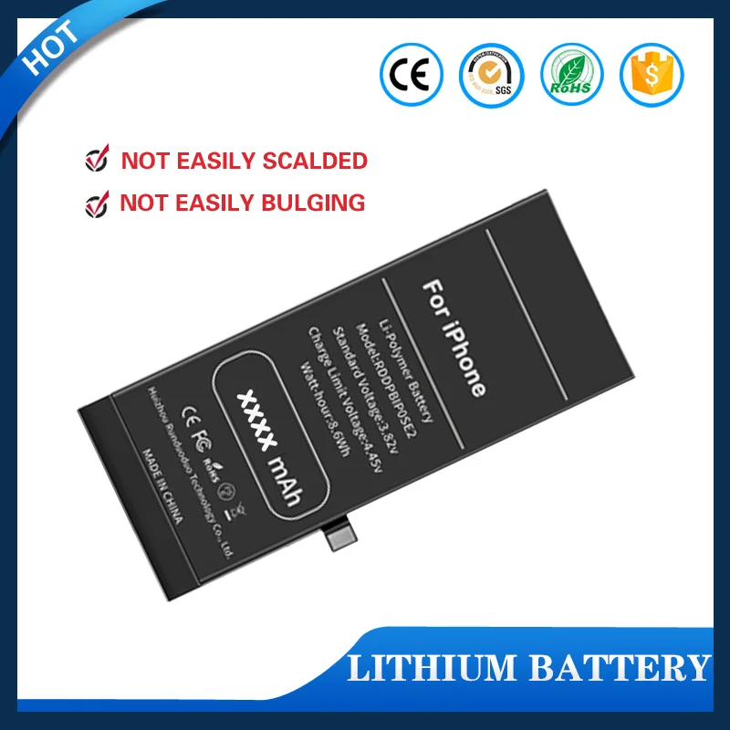 

Real High Capacity Rechargeable Battery For iPhone 11 12 12 Pro 12 Pro Max 13 14 Plus 15 X XR Replacement