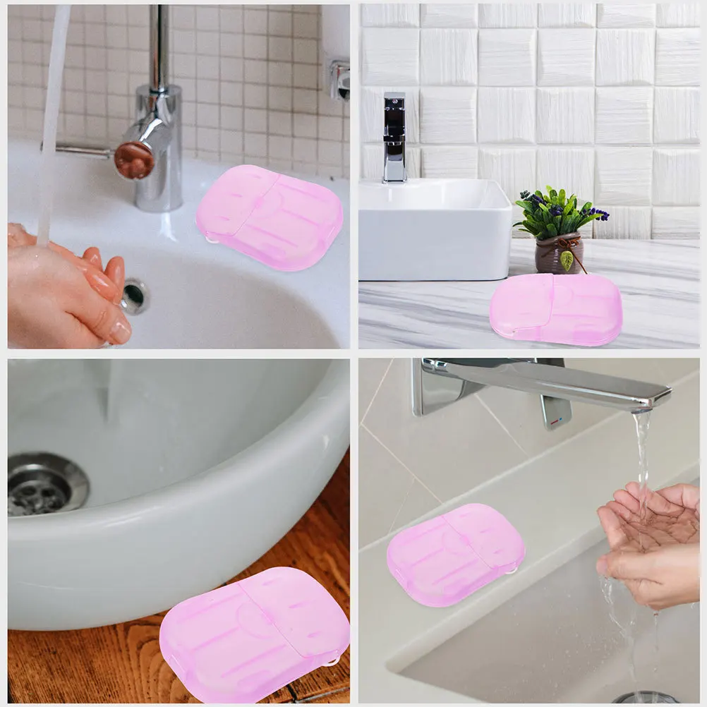 

Travel Sheets Portable Lightweight Hand Body Cleaning Soap Slices For Camping Trip Handwashing Bulk Soap Sheets