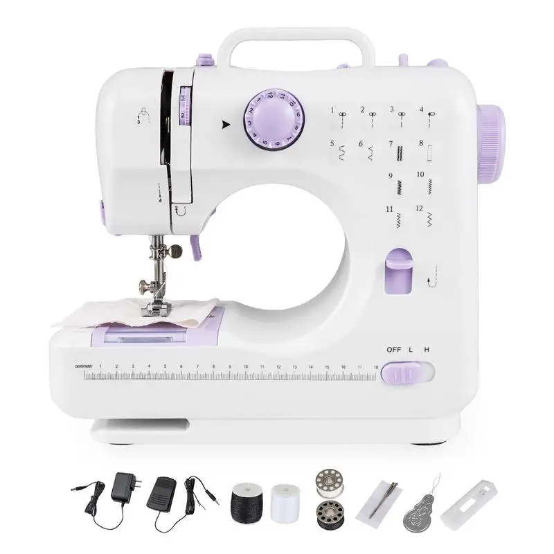 

Sewing Machine for Beginners Mini Sewing Machine with 12 Built-in Stitches