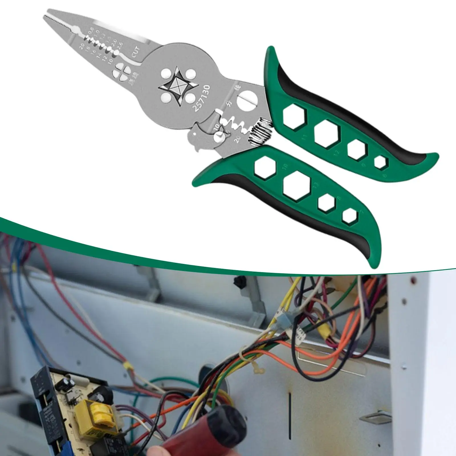 

Инструмент для зачистки проводов, электрик, ручной инструмент для проводки, высокоуглеродистая сталь, профессиональный многофункциональный щипцы, резак для намотки шпульки