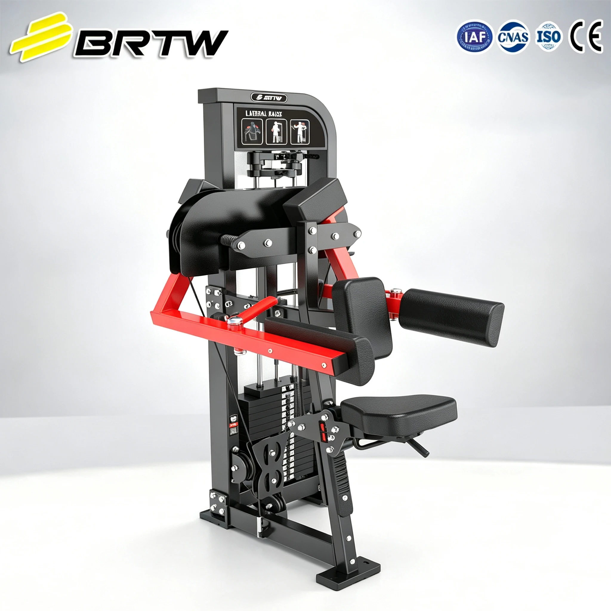 Gym / Home Indoor Multi Functional Body Building Machine Fitness Equipment Lateral Raise Seated Deltoid Trainer