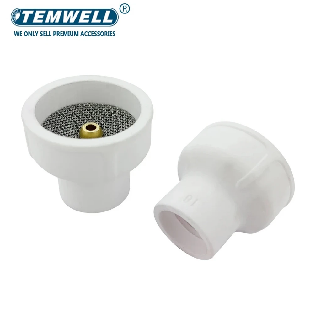 2Pcs 16# White Ceramic Nozzle Alumina Cup For WP9/20/17/18/26 Tig Welding Torch #16Ceramic White TIG Welding Cup