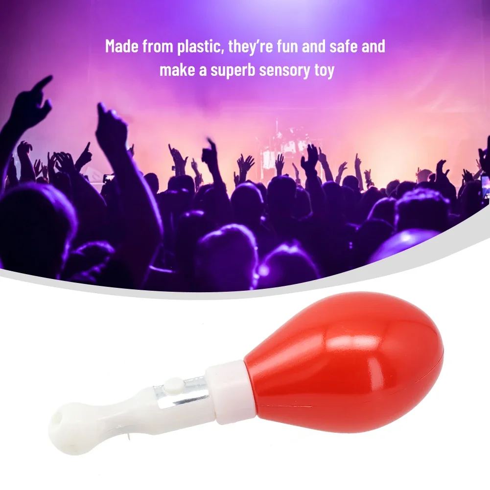 Multi Color LED Maracas Flashing Light Lamp Sensory Glowing Sand Hammer Toys Music Learning Instruments For Concerts Parties