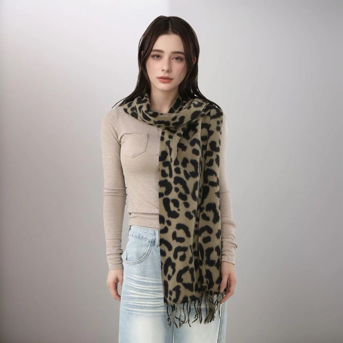 وشاح رأس أنيق، وشاح أنيق وخفيف الوزن، تصميم عصري، تغطية كاملة، سهل المطابقة للملابس الرسمية وغير الرسمية #2