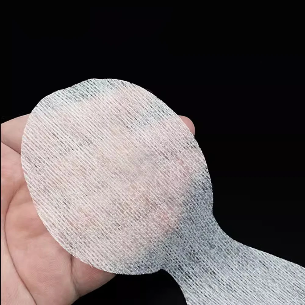 100 قطعة/الحقيبة قناع عين يستخدم مرة واحدة ورقة DIY بها بنفسك الطبيعية سامسونج القطن العين ورقة النساء سبا العين يغطي أدوات العناية ببشرة الوجه