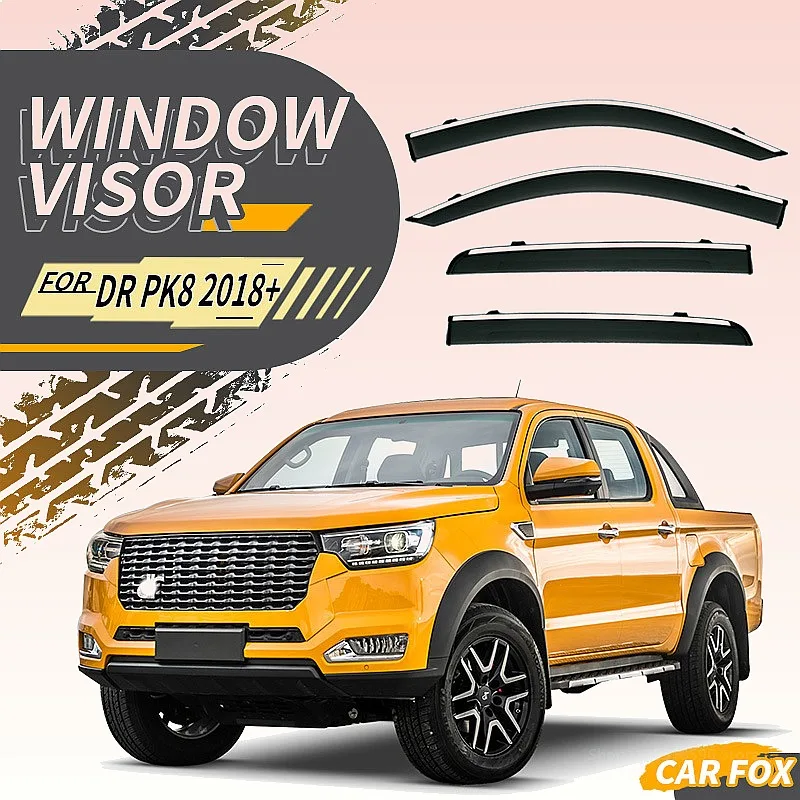 

For DR Motor DR PK8 2018+ Car Window Visor Rain Sun Shade Side Windshield Awning Auto Accessories