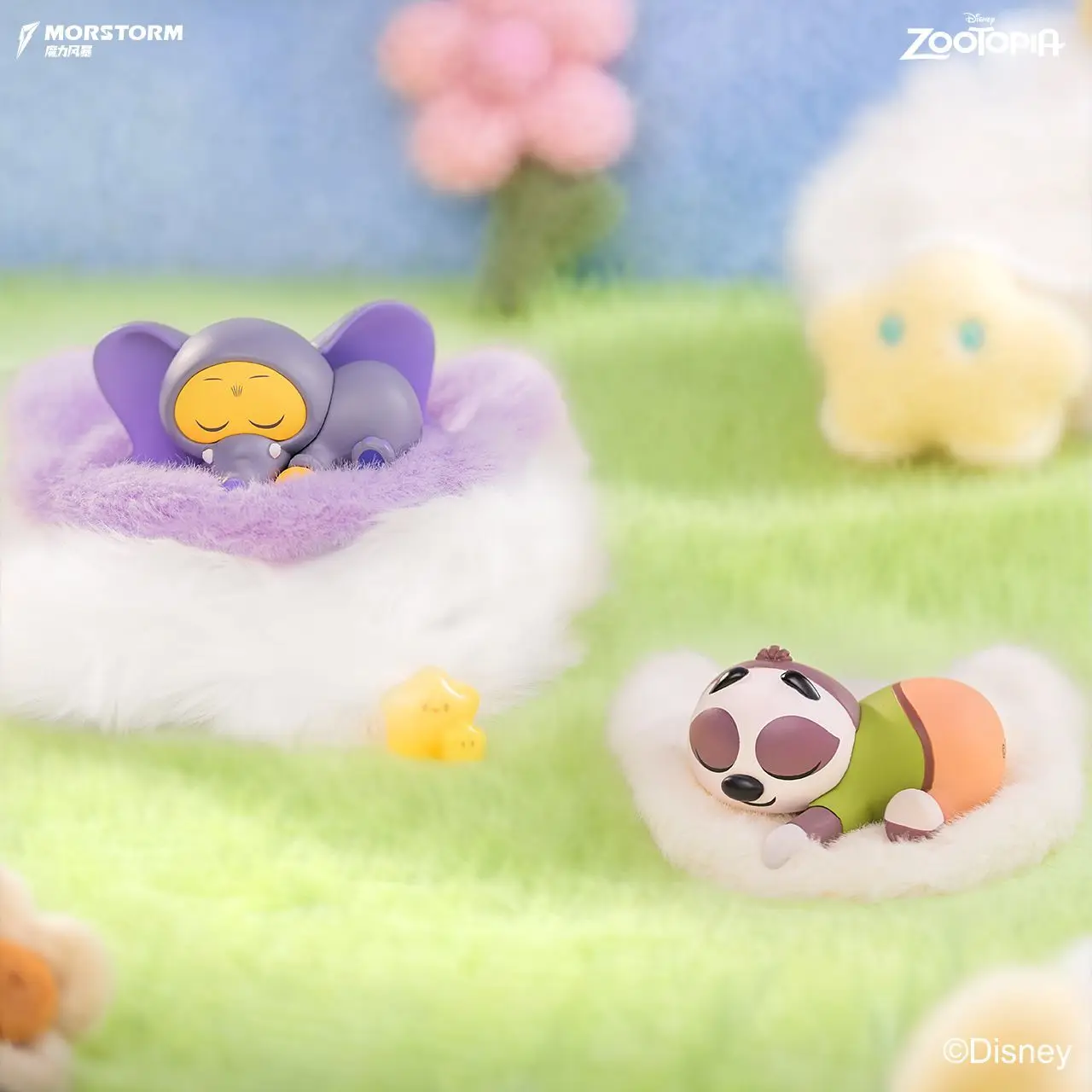 شخصيات ديزني الرسمية Zootopia Lying Down Fun Series صندوق أعمى هدية محيطية قابلة للجمع