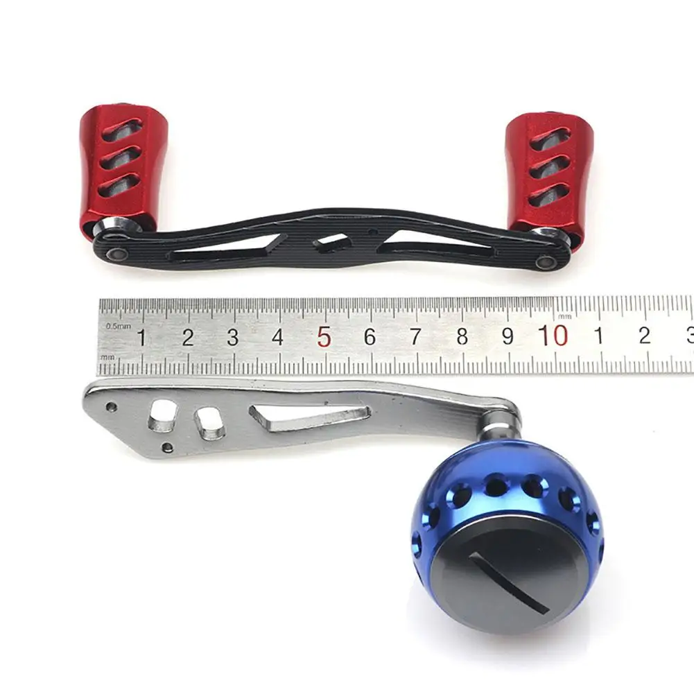 Metal Fishing Wheel Handle knob Replacement Rocker Arm Grip Handle Baitcast Reel Crank Arm Fishing Reel Modified Accessories