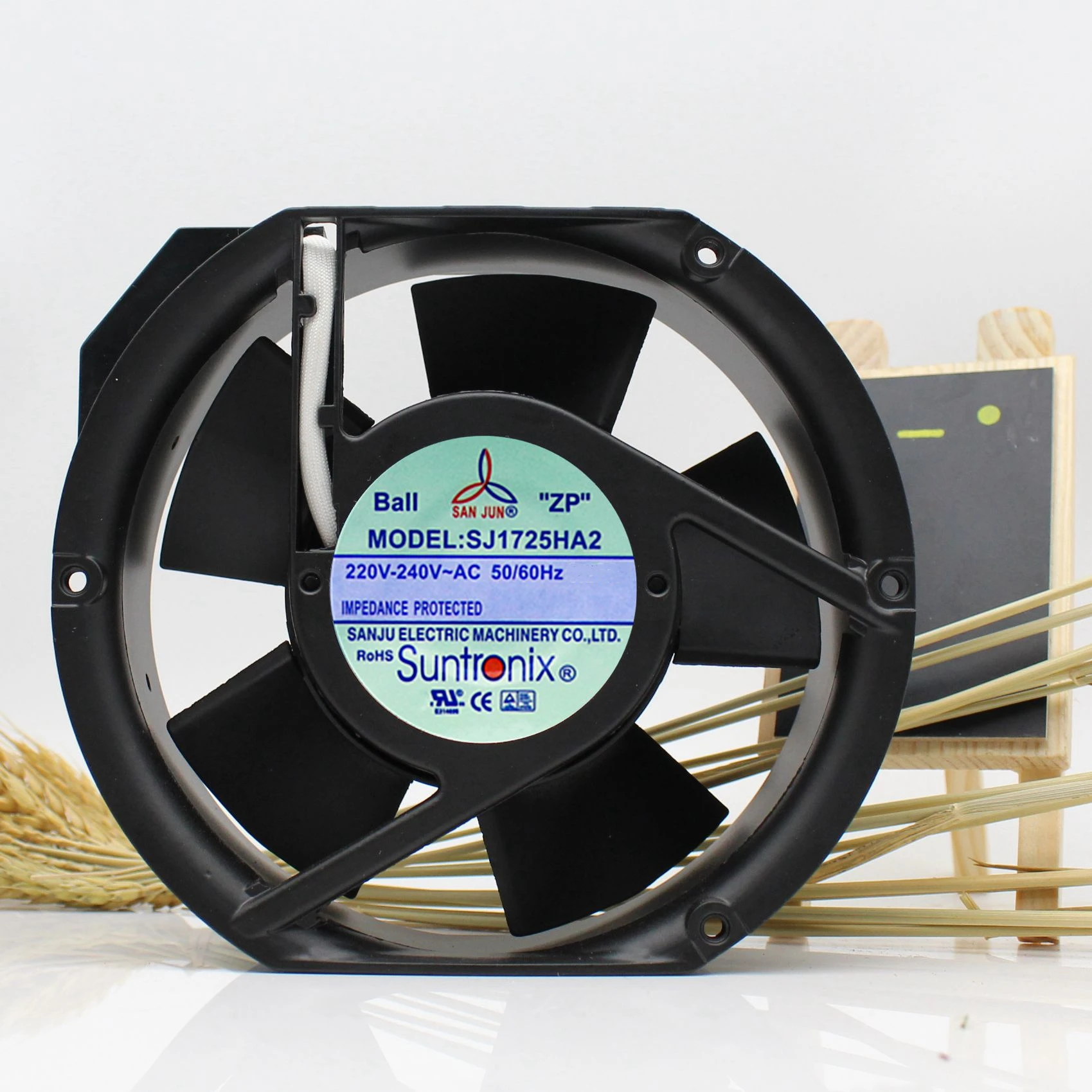 Cooling Fan SJ1725HA2 0.4A 220V-240V~AC 50/60Hz 170x170x51mm