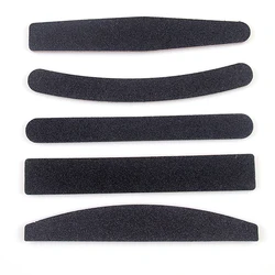 Limas de uñas de diferentes formas para lijar y manicura, limas de uñas, pulidor para accesorios de uñas, lote de 5 unidades, 100/180