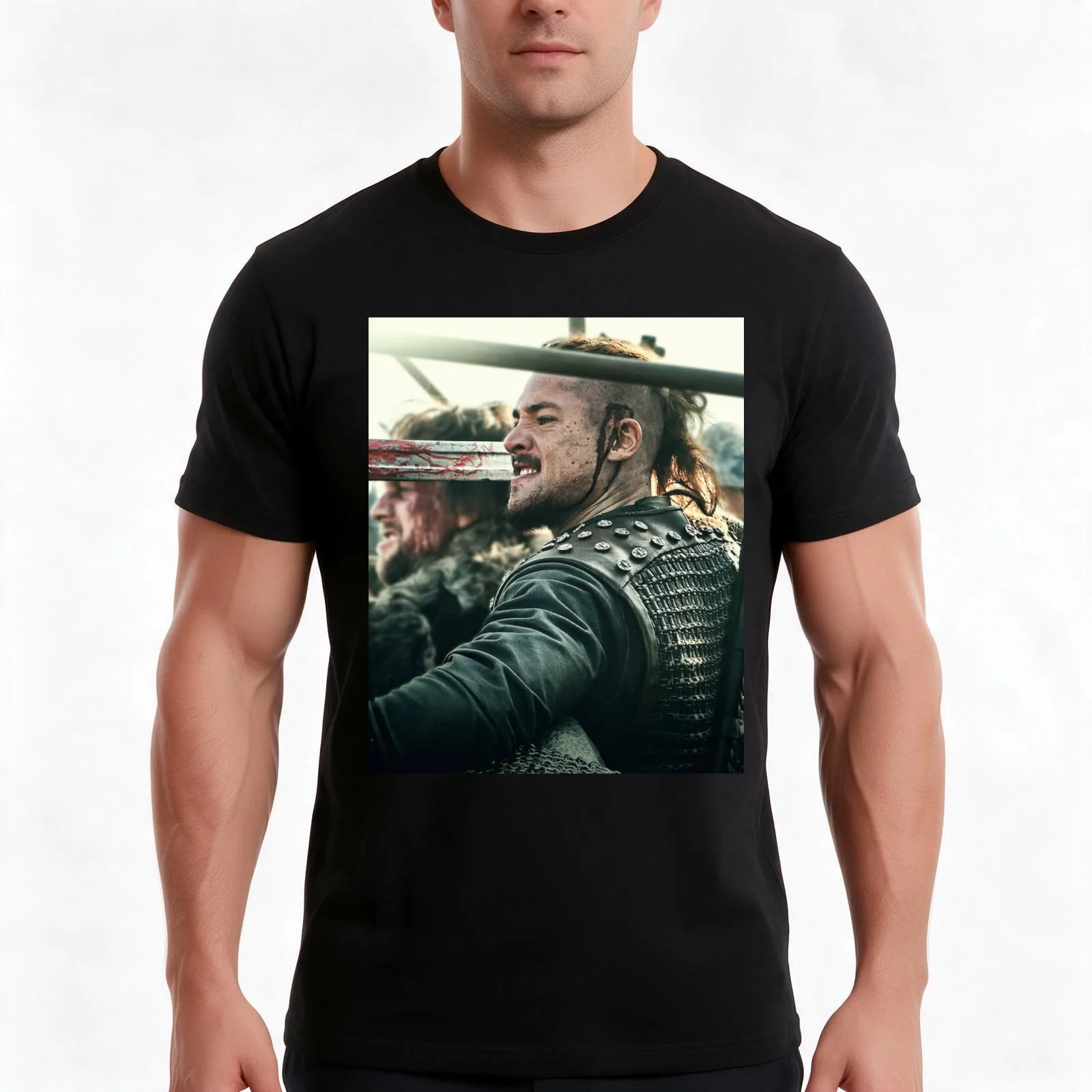 Uhtred of The Last Kingdom T-Shirt Summer Casual Cotton Tee Oversized Streetwear Tops Vintage Graphic Print Unisex Men Women