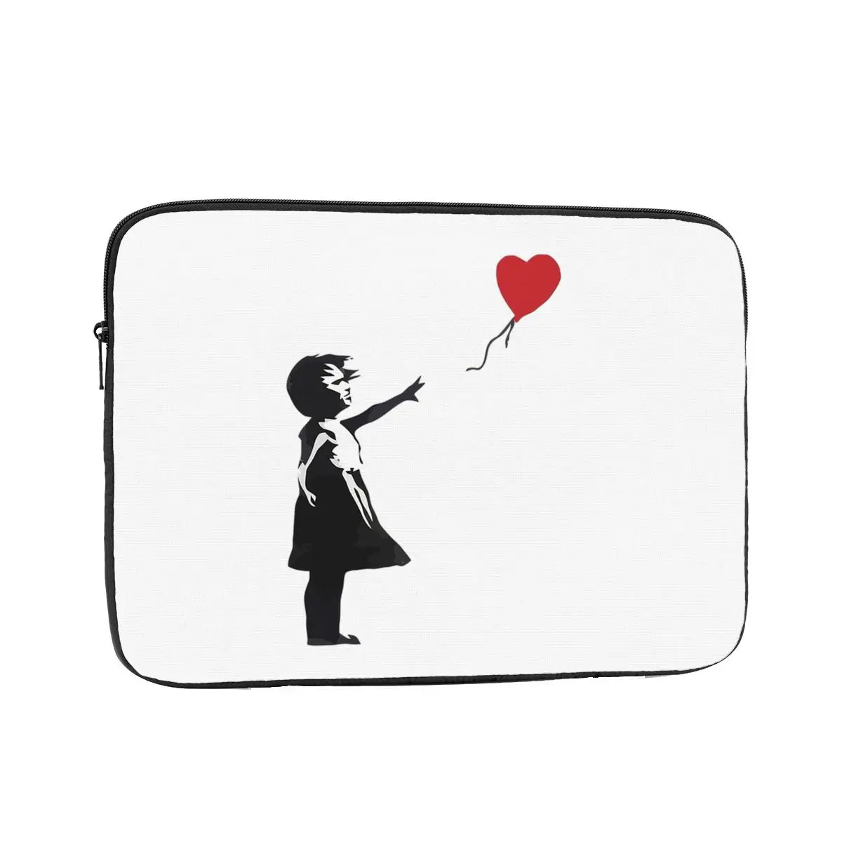 

Banksy - Girl With Balloon Laptop Sleeve Cover Bag 10 12 13 15 17 Inch Notebook Bag Sleeve Tablet Shockproof Case Bag