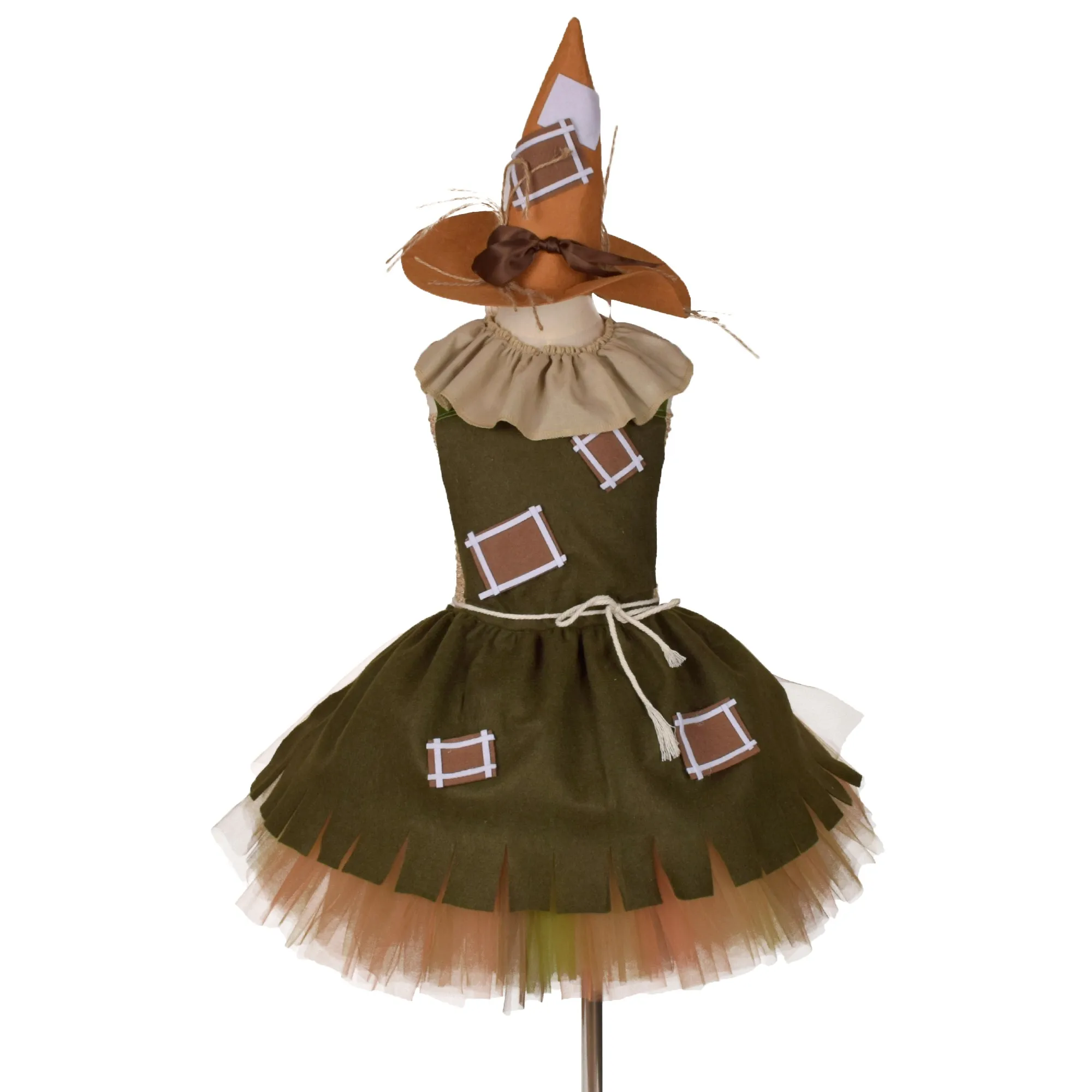 2025 New Women\'s Set Clown Witch Costume Wizard of Oz Scarecrow Drama Stage Costume Girls Dress Cosplay Halloween Gift Costumes