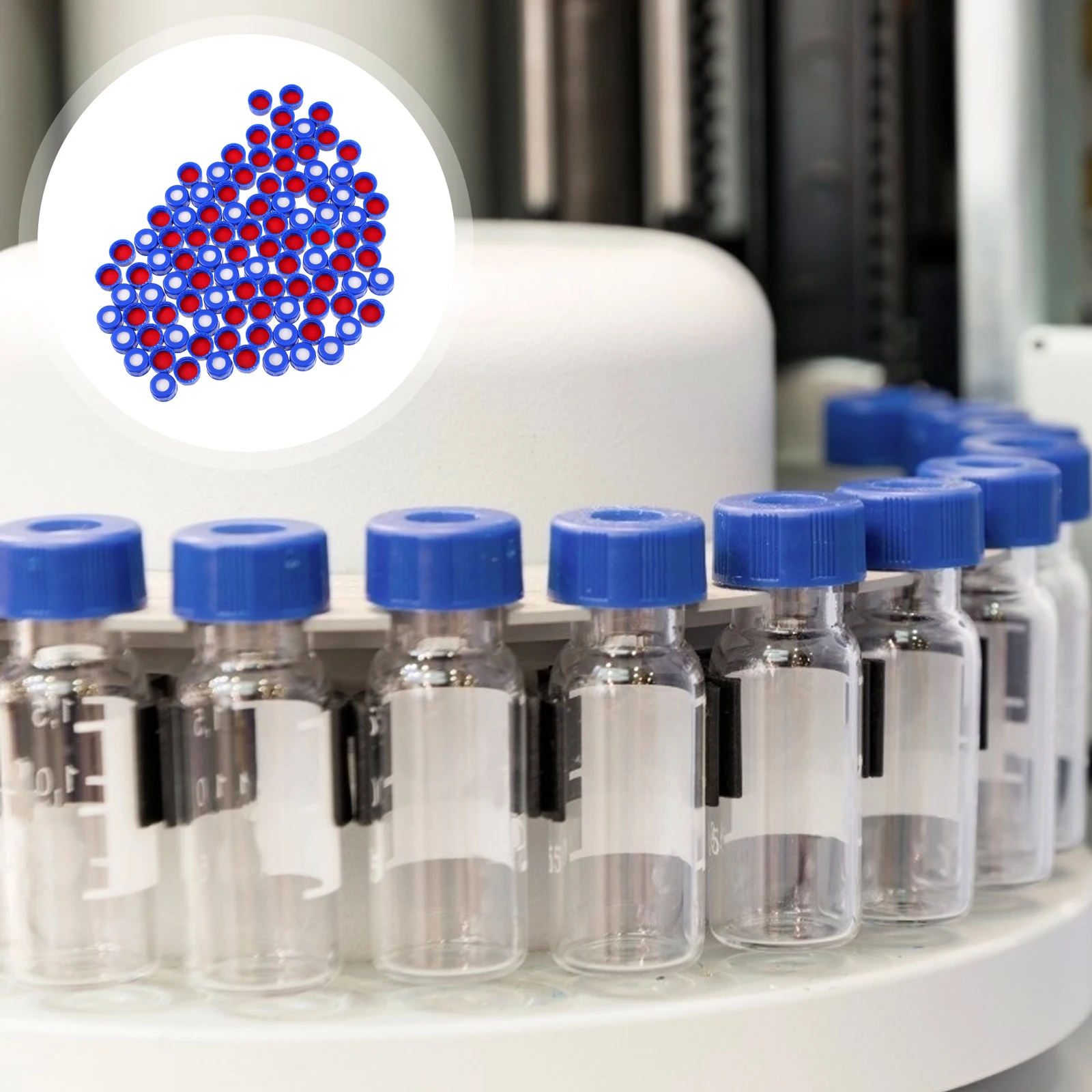 

100pcs Sample Lids Lightweight Sealing Storage Bottle Covers Practical Plastic Cap for Kitchen Storage Bottle Cover Use