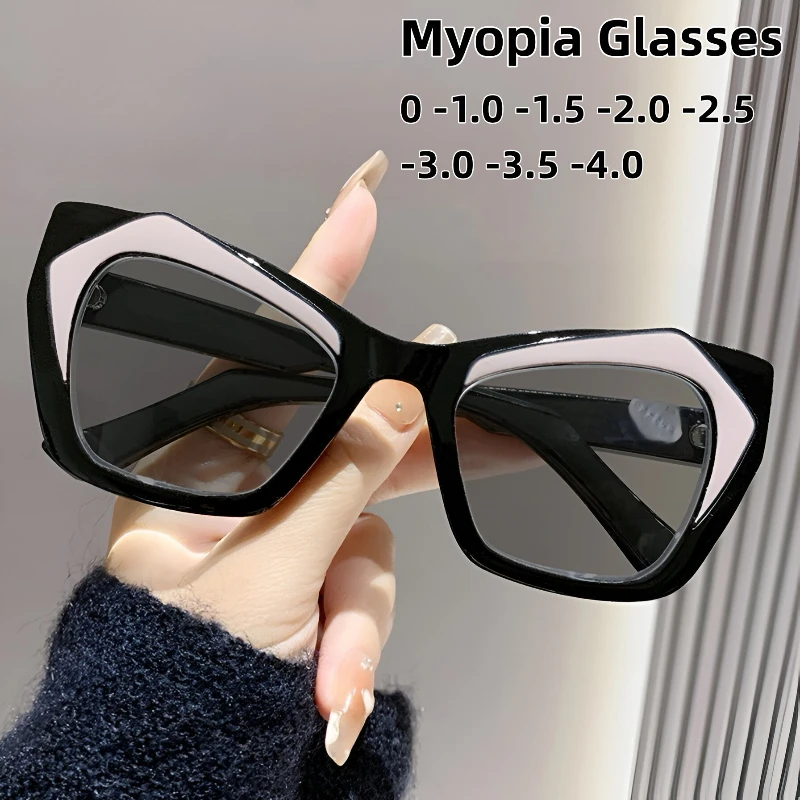

Personalized Tortoiseshell Comfortable Myopia Glasses Fashionable Butterfly Shaped High-definition UV Resistant Sunglasses