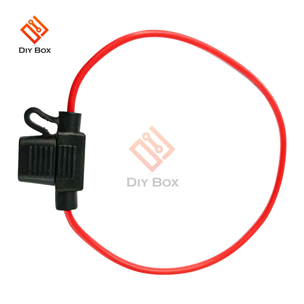 1/5/10pcs Small 16 Wire 20cm 3A Waterproof Car Insert Fuse Holder Waterproof Automatic In-Line Mini In-Line Fuse Holder Plug-in
