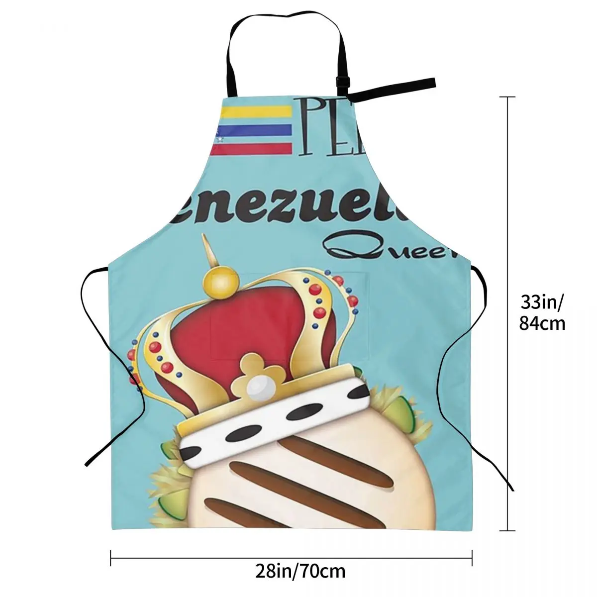 Arepa Venezuela Im A Pepiada Venezuelan Queen Apron Chef Cooking Baking Tablier Waterproof Bib Kitchen Cleaning Pinafore