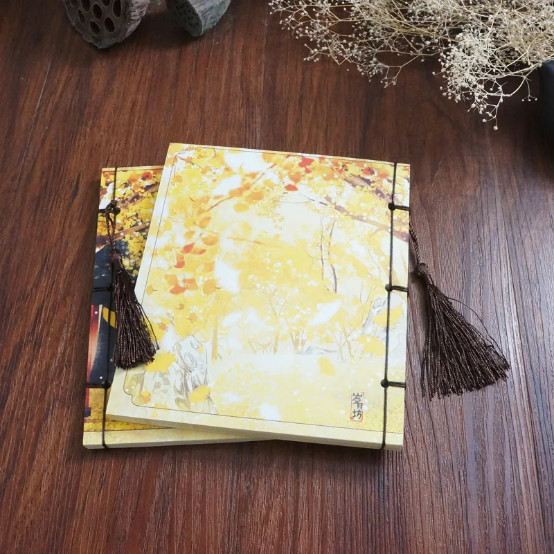 Creative Handmade Beautiful Landscape Diary Notebook Lovely Soft Copy Notebook Gifts Memo Pad