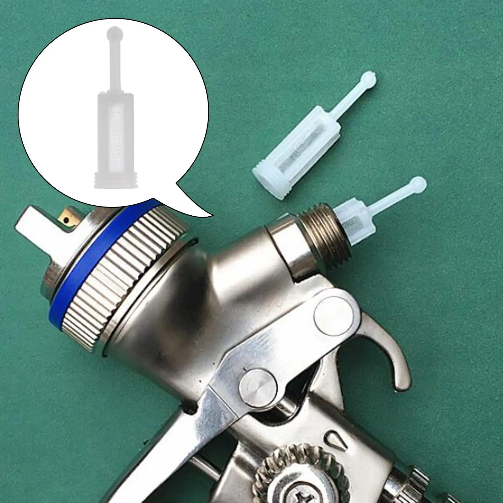 

Nylon Spray Painter Filter Easy to Position Screen Protection Strainer Paint Sprayers Mesh feed Spray for Automotive Car Pot