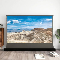 EFR-ALRH Electric Floor Up Screen Obsidian Long Throw ALR Ambient Light Rejecting for Standard/Long Focus Projector