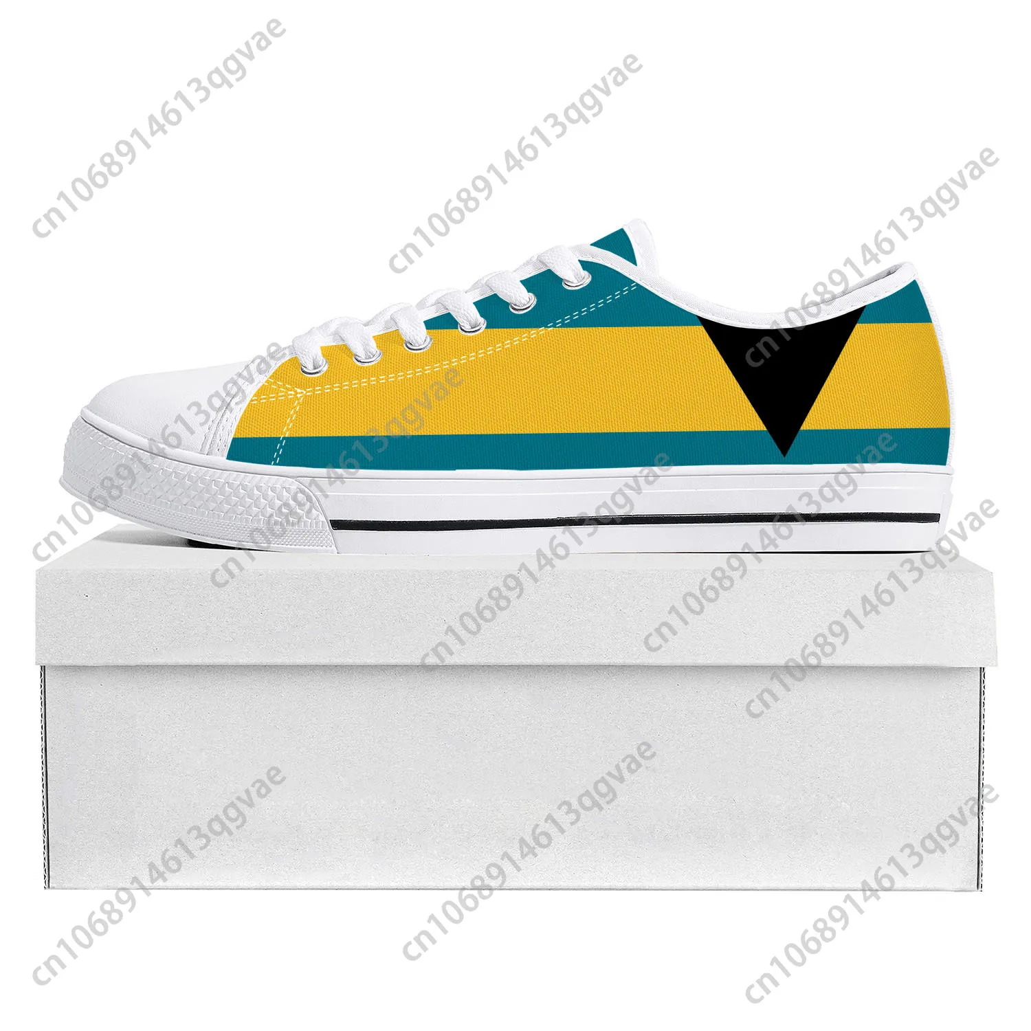 Bahamian Flag Low Top High Quality Sneakers Mens Womens Teenager Canvas Sneaker Bahamas Prode Casual Couple Shoes Custom Shoe