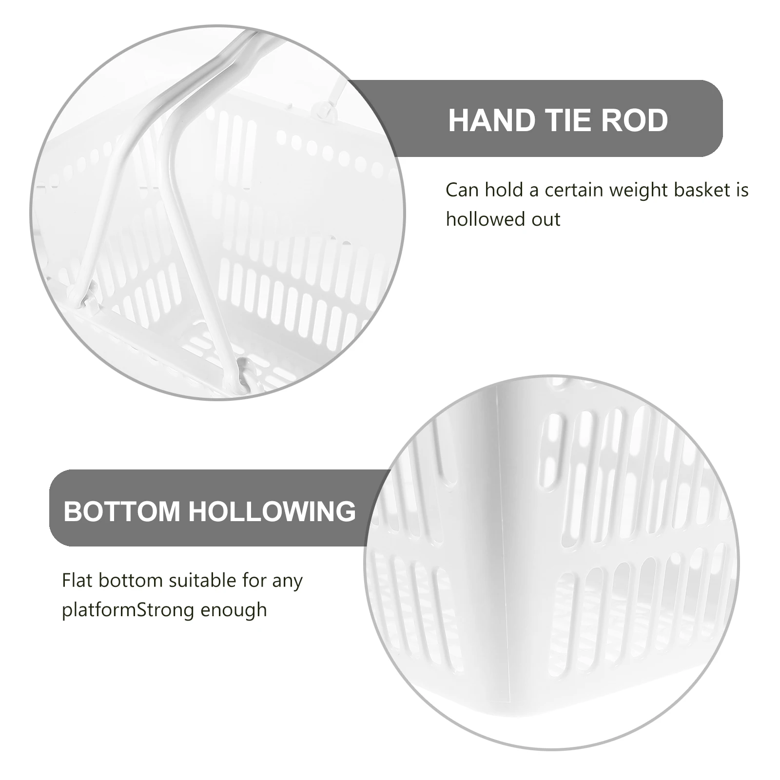 

Portable Storage Basket Small Supermarket Shopping Plastic Hand Carry Basket for Kitchen Bathroom ganization Vegetable Pantry