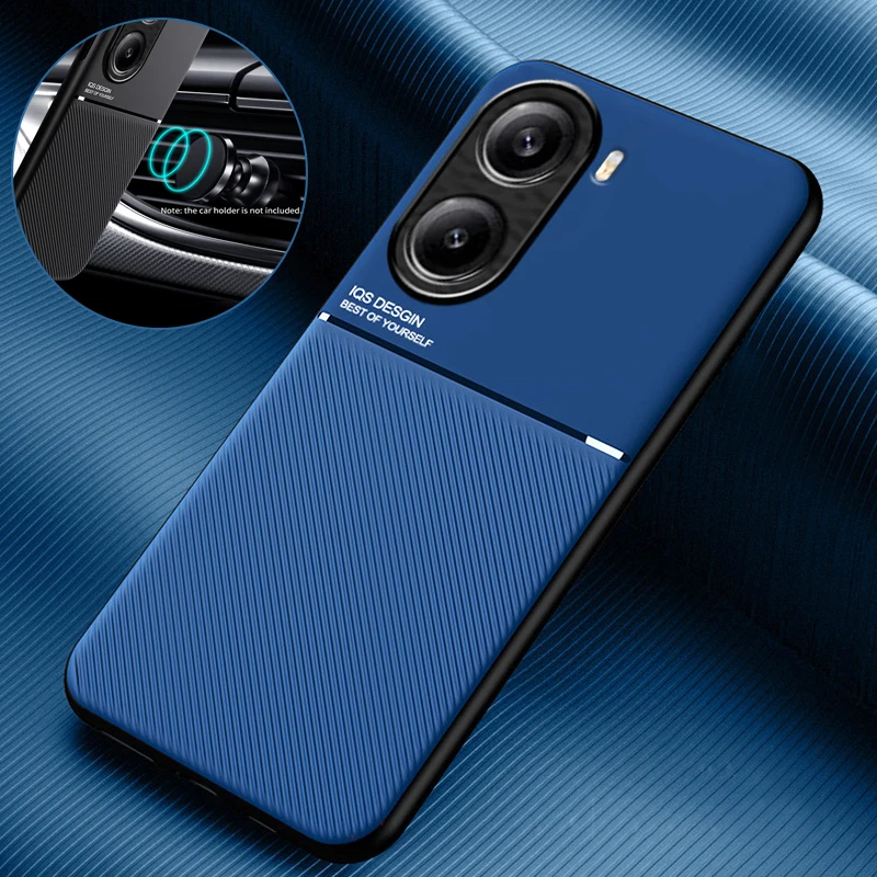 

Soft TPU Frame Case for Xiaomi Poco X7 Pro 5G Magnetic Holder Back Cover