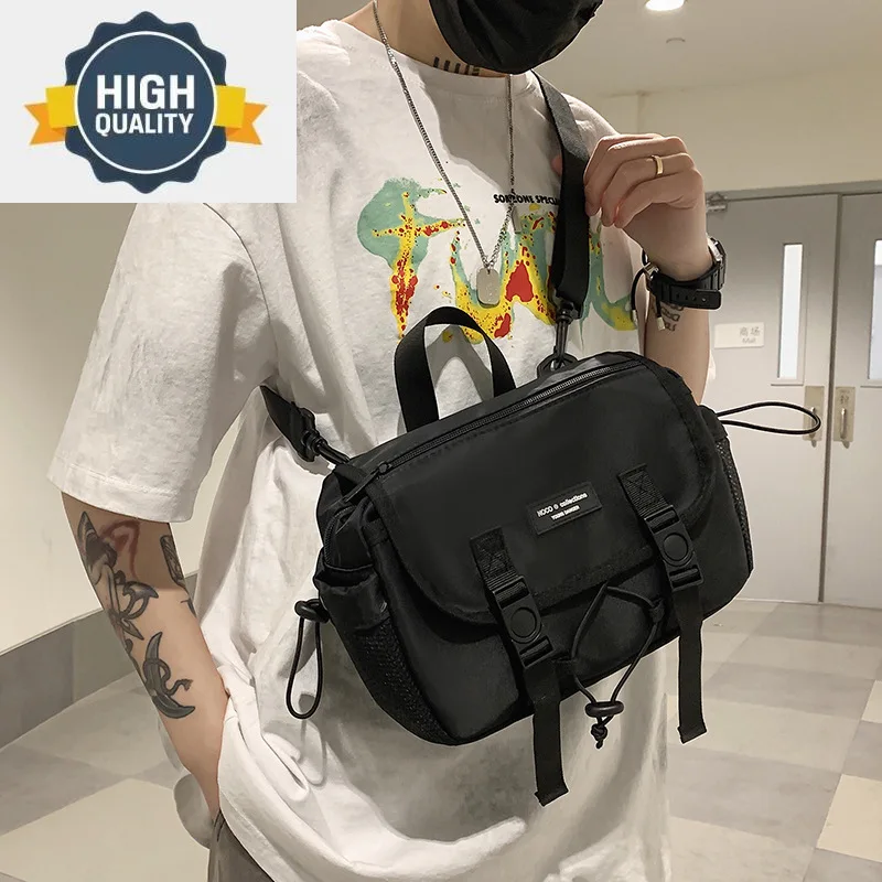 

men's functional Postbag wind messenger Japanese literature and art large-capacity shoulder ladies Joker retro backpack