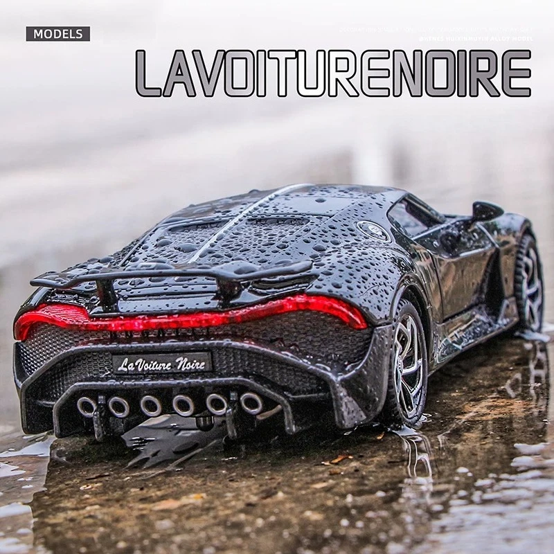 

1:32 La Voiture Noire Sports Car Alloy Model Car Toy Diecasts Casting Sound and Light Car Toys For Children Vehicle Gift