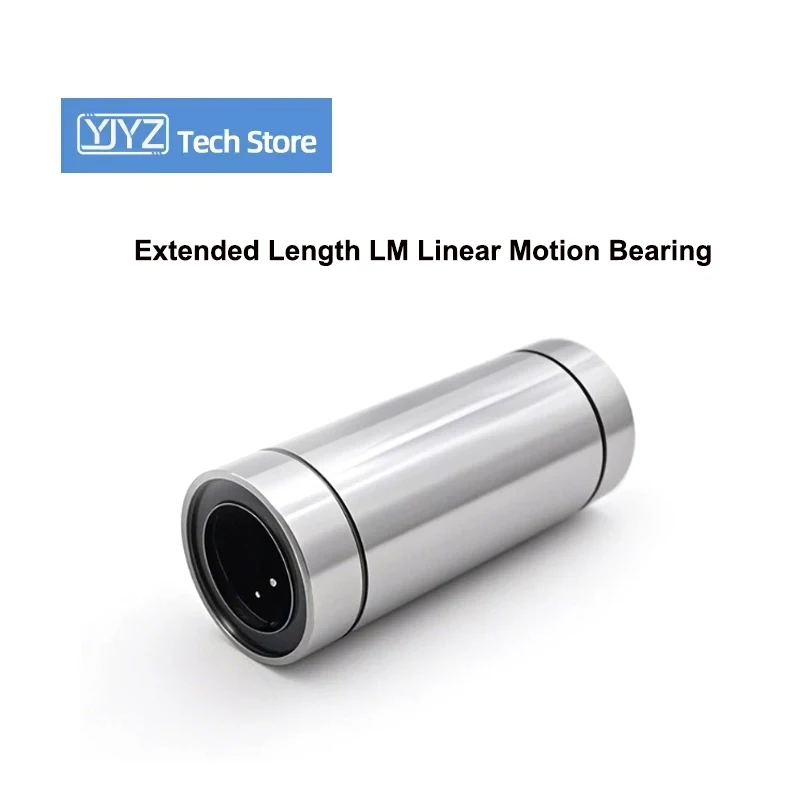 Rodamiento Lineal de Longitud Extendida Serie LM LM6LUU LM8LUU LM10LUU LM12LUU LM16LUU LM20LUU Buje Lineal para Eje Óptico