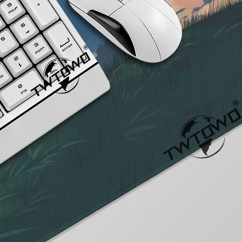 Mouse Pad Anime Field Clouds Gamer XL Custom HD Large Mousepad XXL Mechanical Keyboard Pad Natural Rubber Non-Slip PC Mouse Mats