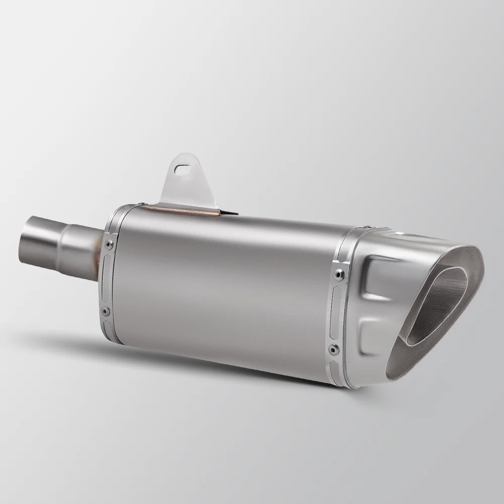 

Motorcycle Exhaust Link Pipe With Muffler For QJMOTOR QJ800GS-G SRK800RR