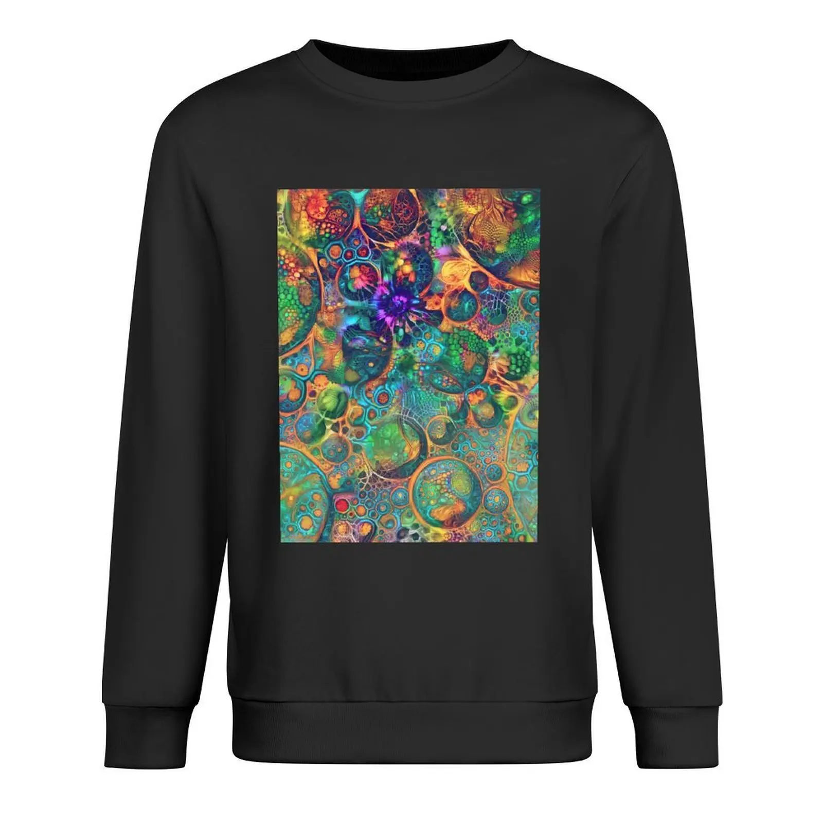 

Deepdream floral fractalize space abstraction Pullover graphic t shirts men anime clothing autumn new in sweatshirts