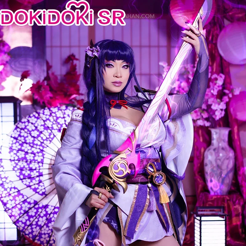 IN STOCK Raiden Shogun Baal Cosplay Game Genshin Impact Cosplay Costume DokiDoki-SR Shogun Baal Costume Raiden Ei Christmas