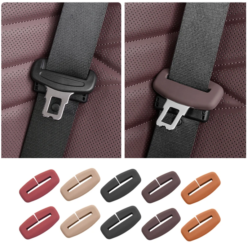 Silicone Car Seat Belt Buckle Clip Cover Protector For BMW 3 5 Series X3 F10 E90 F30 G20 G21 G22 G23 G26 E83 F25 G01 G02 G30 G32