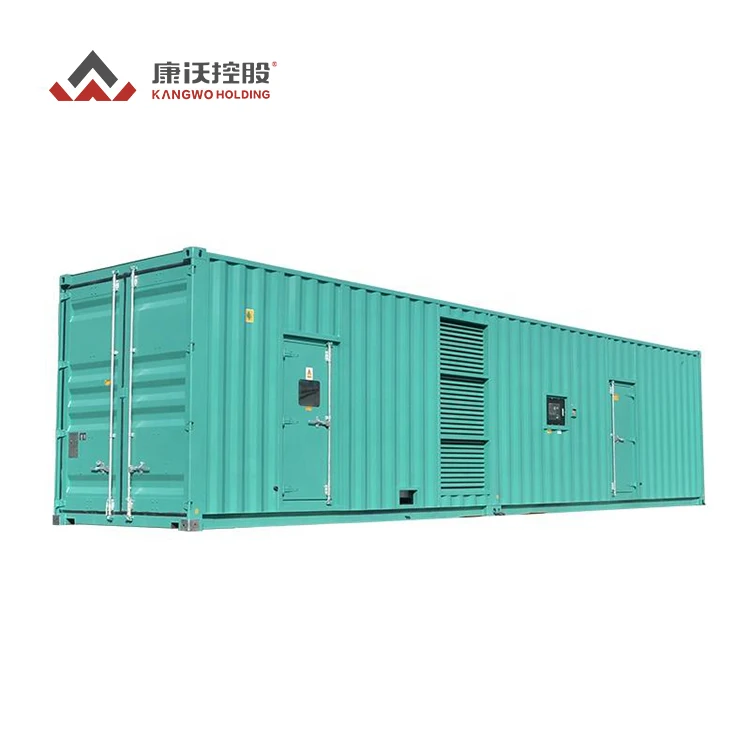 containerized genset 2.5MW 5MW ATS parallel operation dies el natural gas fuel generator emergency power supply